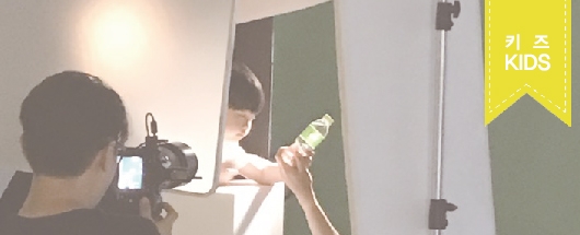 풀무원샘물 지면광고 촬영스케치