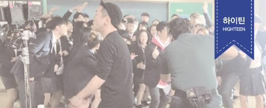 칠성사이다 광고 촬영스케치