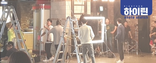 sk텔레콤 광고 촬영스케치
