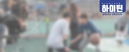비공개 광고 촬영스케치